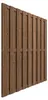 Bretterzaun Pinus DIY-Bausatz Kiefer KDI braun Produktbild-Vorschau 3