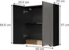 Vicco Spiegelschrank Marelle, 60 x 67 cm mit Produktbild-Vorschau 2