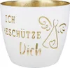 Gilde Windlicht, "Ich beschütze Dich", Engelmotiv, Spruch, Produktbild-Vorschau 5