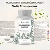 A bottle of Schilddrüsen Balance supplements is shown with decorative leaves. Produktbild-Vorschau