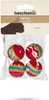 Beeztees Katzenspielzeug Softball Luxus 4 Stück 4 cm Produktbild-Vorschau 2