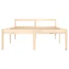 vidaXL Seniorenbett 140x190 cm Massivholz Kiefer Produktbild-Vorschau 12