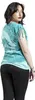 RED by EMP Damen türkises T-Shirt mit Batik-Optik L Produktbild-Vorschau 5