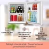 Klarstein Mini Frigo de Chambre de 48L pour Snacks et Voir les images du produit 2