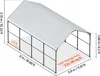VEVOR Zeltgarage, 3,6x6x3,15 m Garagenzelt, Carport mit Produktbild-Vorschau 9