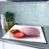 Spritzschutz Herdabdeckplatte Schneidebrett aus Glas Produktbild-Vorschau 2
