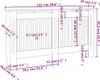 Osłona grzejnika MDF Osłona grzejnika 152 cm, biała Podgląd zdjęcia produktu 5