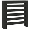Heizkörperverkleidung Schwarz 78x20x82 cm Holzwerkstoff Produktbild-Vorschau 1