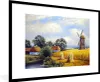 MuchoWow® Gerahmtes Poster Gemälde - Bauernhof - Mühle - Produktbild-Vorschau 1