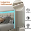 UnboxG Letto matrimoniale 180×200 cm Beige, letto imbottito Anteprima dell’immagine prodotto 6