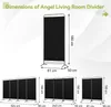 Diagrams showing the dimensions of different configurations of Angel Living Room Dividers. Náhľad obrázku produktu