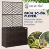 Casaria Fioriera a Traliccio 3 Vasi Polyrattan in Vimini Anteprima dell’immagine prodotto 7