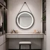 Zimilo LED-badspiegel, rond, 60 cm, met verlichting, Productafbeelding-voorbeeld 1