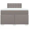 "2024"cloris Boxspringbett mit Matratze Taupe 120x190 cm Produktbild-Vorschau 5