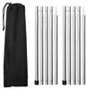 Izrielar 2pcs Zeltstangen 2m Silber Tarpstange Sonnensegel Produktbild-Vorschau 13
