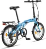 PACTO THREE Vysokokvalitný skladací bicykel 27 cm hliníkový Náhľad obrázku produktu 3