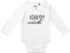 Huuraa Baby Body Röhn verliebt 62 White  Baumwolle Produktbild-Vorschau 1