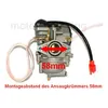 Sport VERGASER 17,5mm E-Choke für DERBI Vamos bisBj.2002 Produktbild-Vorschau 3