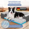 ELONEO Orthopädisches Hundebett, Größe M - Grau Produktbild-Vorschau 2