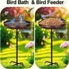 Bain d'oiseaux en métal Bronze antique 35In pour oiseaux de Voir les images du produit 4