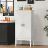 Vintage Küchenschrank 120 cm – 2-Türiger Produktbild-Vorschau 4