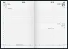 Buchkalender A5 14,5x20,6cm 1Tag/1 Seite schwarz Produktbild-Vorschau 2