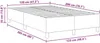vidaXL Podstawa łóżka platformowego Jasnoszary 120 x 200 cm Podgląd zdjęcia produktu 7