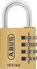 ABUS 201-288 Zamek szyfrowy Mes.165/40SB, kolor mosiężny Podgląd zdjęcia produktu 5