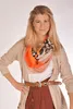 styleBREAKER Damen Loop Schal mit Leo Muster & Colour Produktbild-Vorschau 3