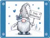 Weihnachtswichtel Metallschild XXL in 28x38 cm - Frohe Produktbild-Vorschau 1