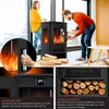 Cheminée électrique KESSER® avec chauffage, vitre Voir les images du produit 9