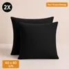 Komfortec Premium Kissenbezug 40x40 cm – 2er Set – Produktbild-Vorschau 4