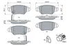 Bosch Bremsbelagsatz, Scheibenbremse  0 986 494 014 Produktbild-Vorschau 18