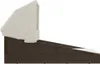 vidaXL Sonnenliege mit Faltdach Braun 200x114x128 cm Poly Produktbild-Vorschau 4