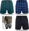 Cornette pánské boxerky široké 3 pack L | Vzdušné, volné, Náhled obrázku produktu 7