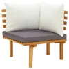 vidaXL 6-tlg. Garten-Lounge-Set mit Kissen Massivholz Produktbild-Vorschau 6