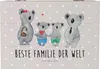 Mr. & Mrs. Panda Box Koala Familie zwei 22 x 15 cm - Grau Produktbild-Vorschau 1