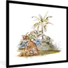 MuchoWow® MuchoWow® Gerahmtes Poster Tiger - Pflanzen - Produktbild-Vorschau 1