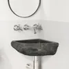 vidaXL Lavabo Grigio (30-37) x (30-37) x 12 cm Pietra di Anteprima dell’immagine prodotto 2