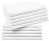 10er Set Spucktücher, 100% Baumwolle, 80x80 cm, weiß Produktbild-Vorschau 1