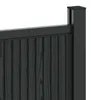 vidaXL Plotový panel, 3 kusy, 530 x 186,5 cm, WPC a hliník, Náhľad obrázku produktu 4