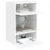 TV-Wandschränke mit LED-Leuchten 2 Stk. Weiß 40x30x60,5 cm Produktbild-Vorschau 4