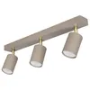 MasterLED Deckenleuchte Bardo 3-flammig GU10 gold-beige Produktbild-Vorschau 1