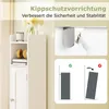 COSTWAY Toaletná skrinka, kúpeľňová skrinka, kúpeľňová Náhľad obrázku produktu 6