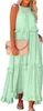 ASKSA Damen Langes Kleid Sommer Big Swing Strandkleid y Produktbild-Vorschau 1
