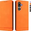 Hülle für Samsung Galaxy M36, Retro Kunstleder Ständer Produktbild-Vorschau 1