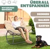 KESSER® Schaukelstuhl für drinnen & draußen Schaukelsessel Produktbild-Vorschau 4