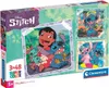 Clementoni Puzzle Disney Stitch 3x48 elementw - Oryginalny Produktbild-Vorschau 4