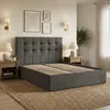 Polsterbett 140x200 cm mit Lattenrost, Doppelbett mit Produktbild-Vorschau 3