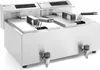 HENDI Friteuse Mastercook digital mit Ablasshahn 2 x 8 l Produktbild-Vorschau 1